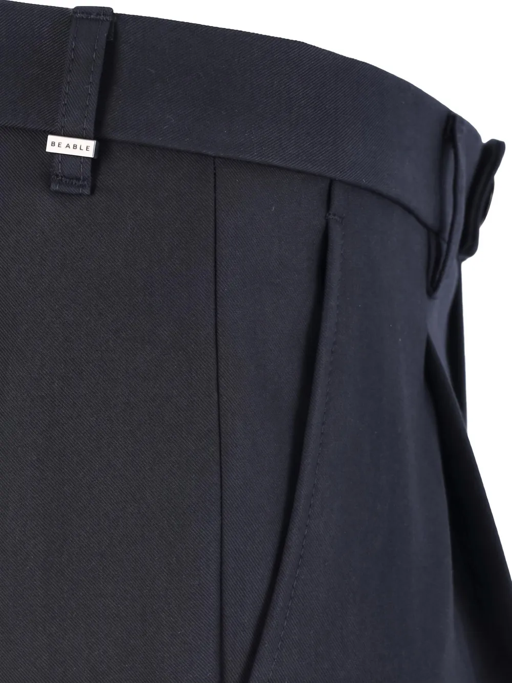 BE ABLE pleated tailored trousers Blauw