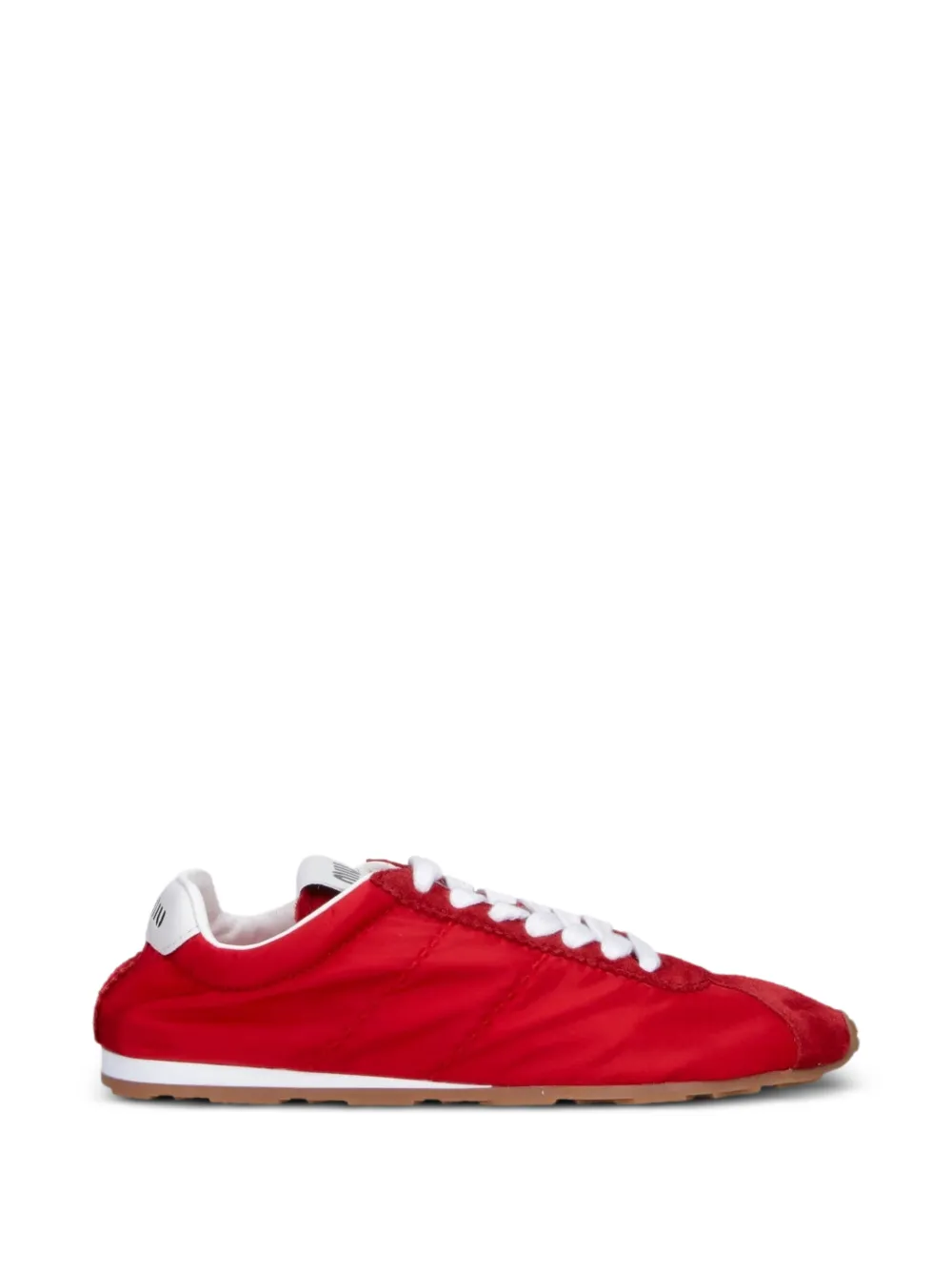 Miu Miu Plume Sneakers mit Einsätzen - Rot