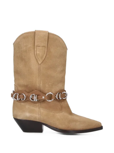 ISABEL MARANT Duerto harness-detail suede boots