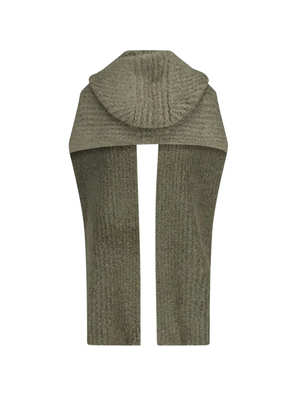 MM6 Maison Margiela Ribgebreide sjaal Groen