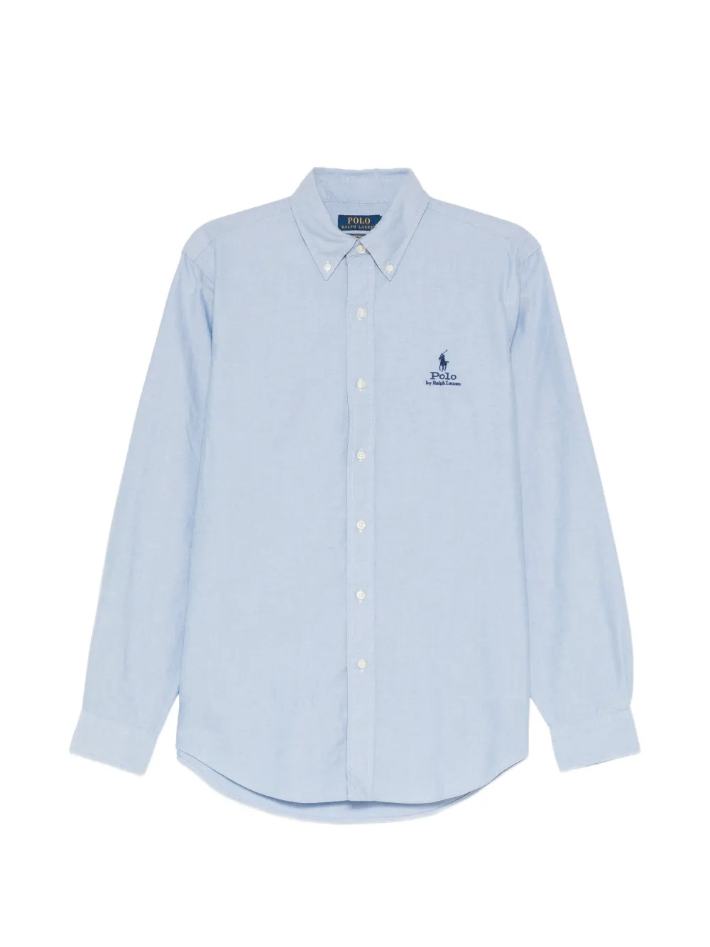 Polo Ralph Lauren logo-embroidered oxford shirt - Blu
