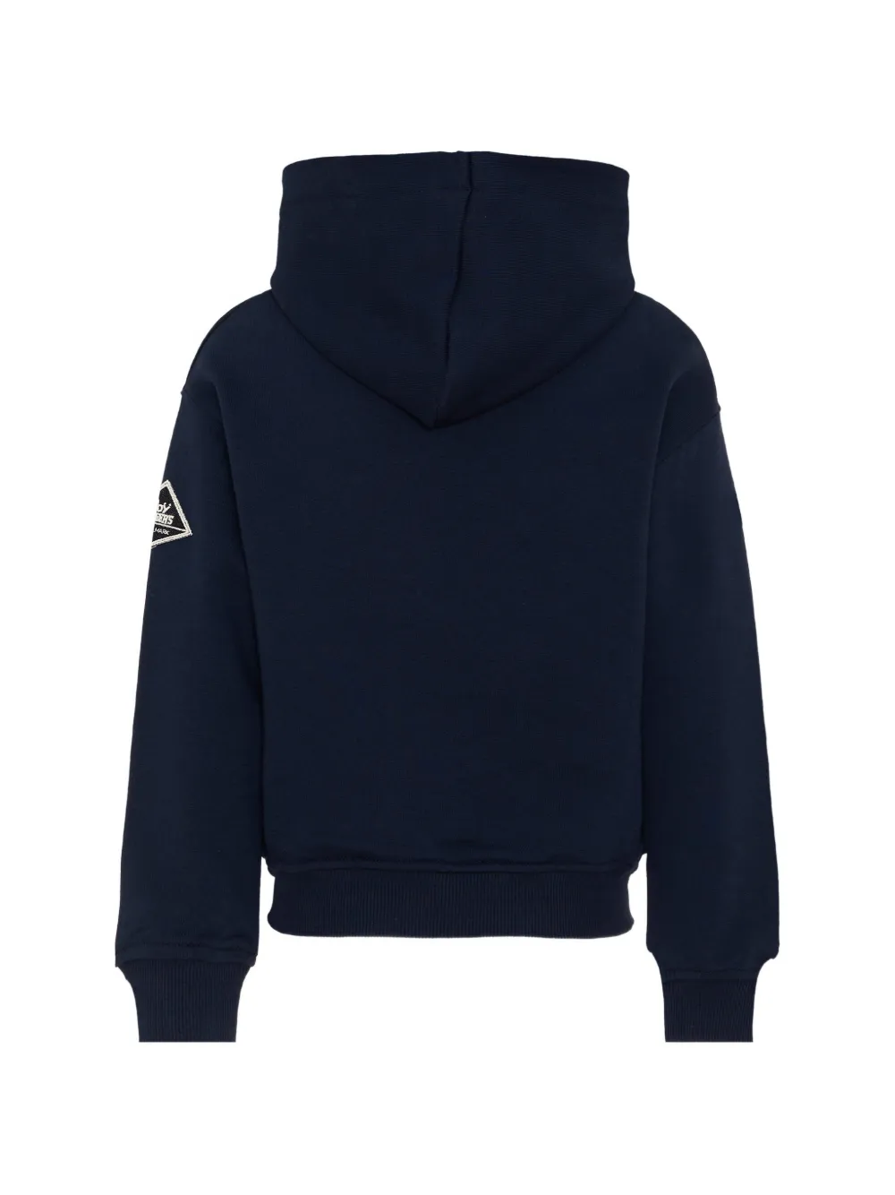 Roy Rogers Kids logo-embroidered hoodie Blauw