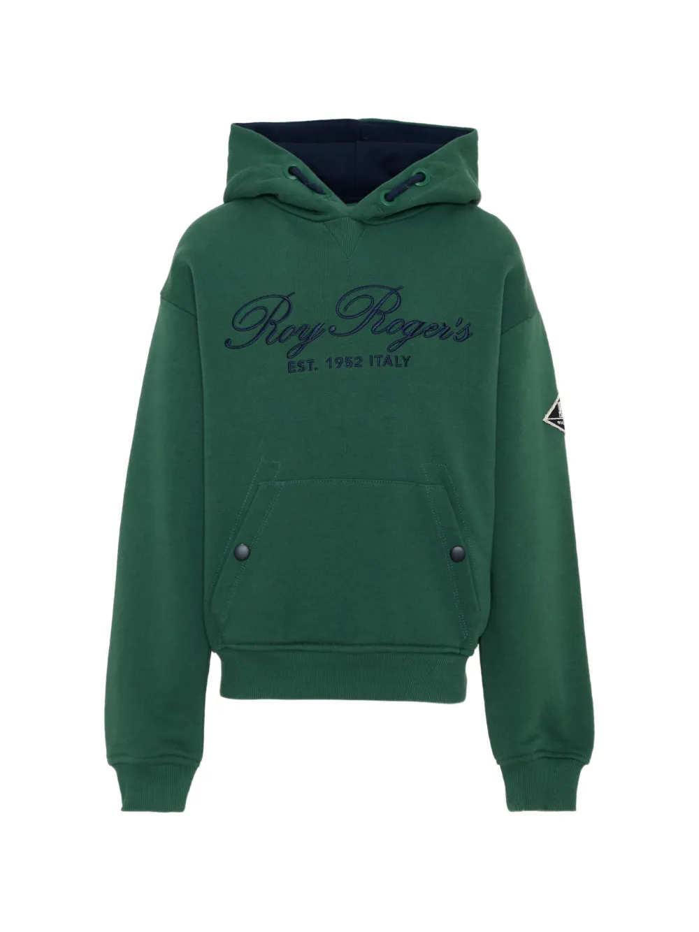 Roy Rogers Kids logo-embroidered hoodie Groen