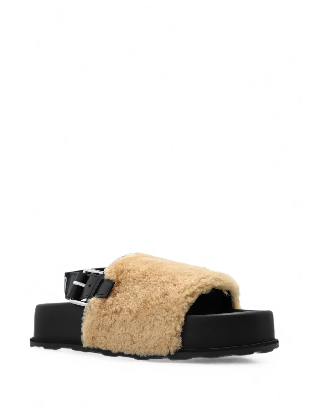 Moschino platform sandals Beige