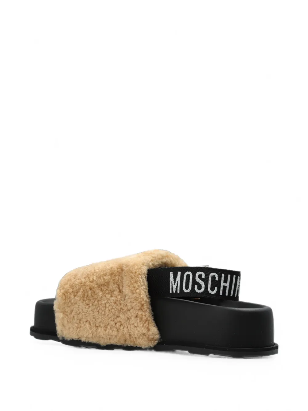 Moschino platform sandals Beige
