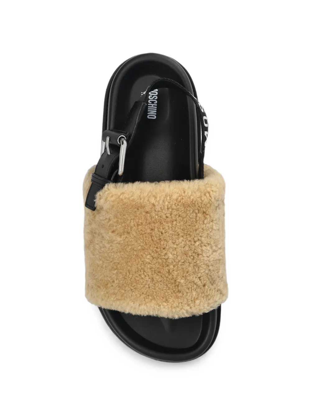 Moschino platform sandals Beige