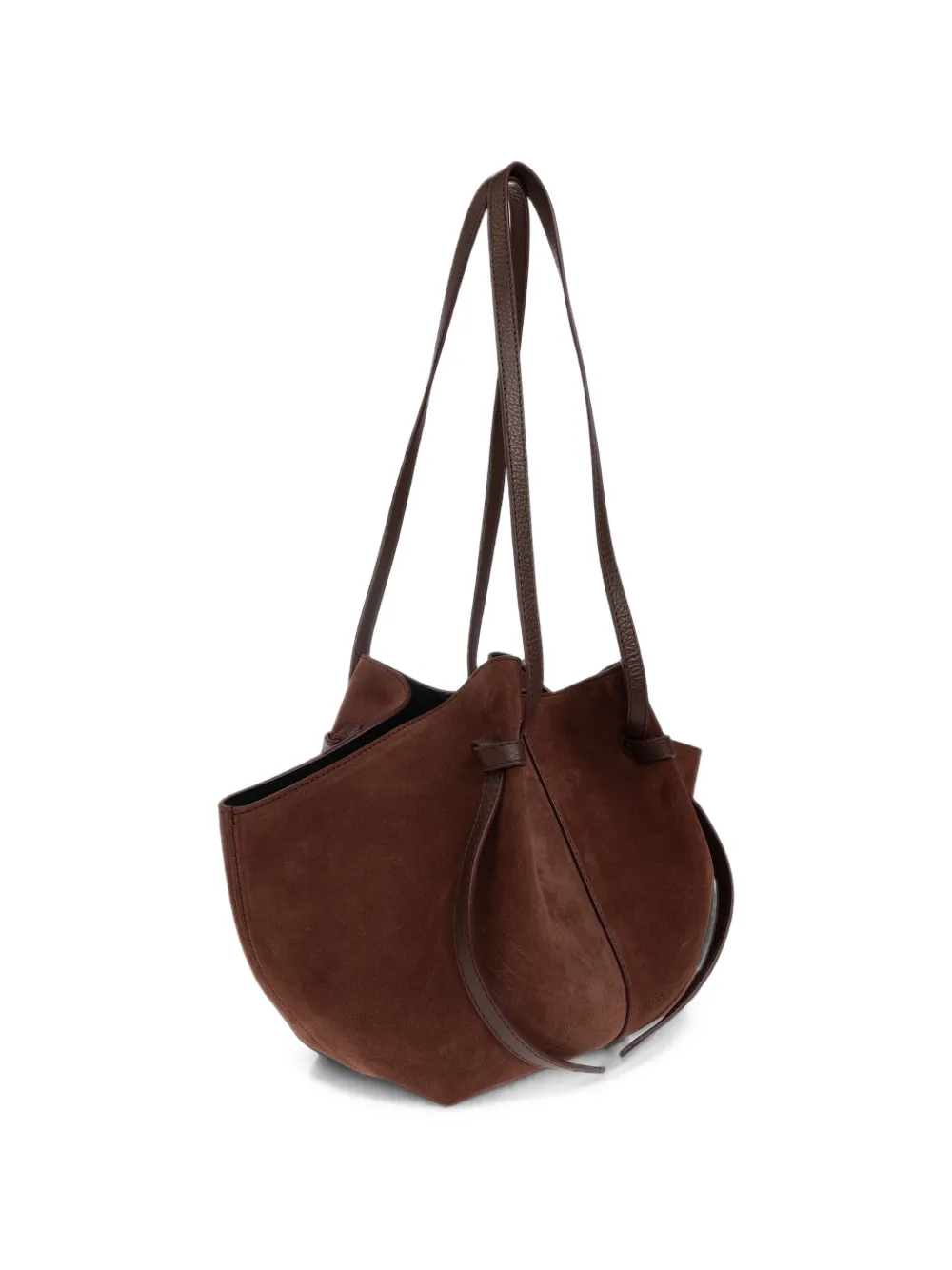 Yuzefi Medium Mochi suède shopper Bruin