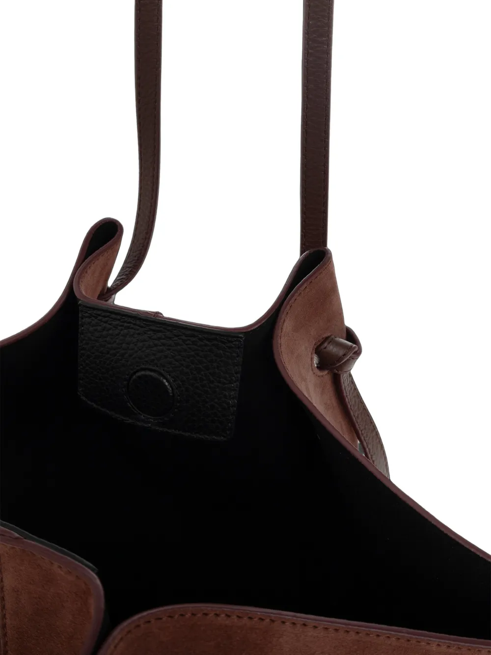Yuzefi Medium Mochi suède shopper Bruin