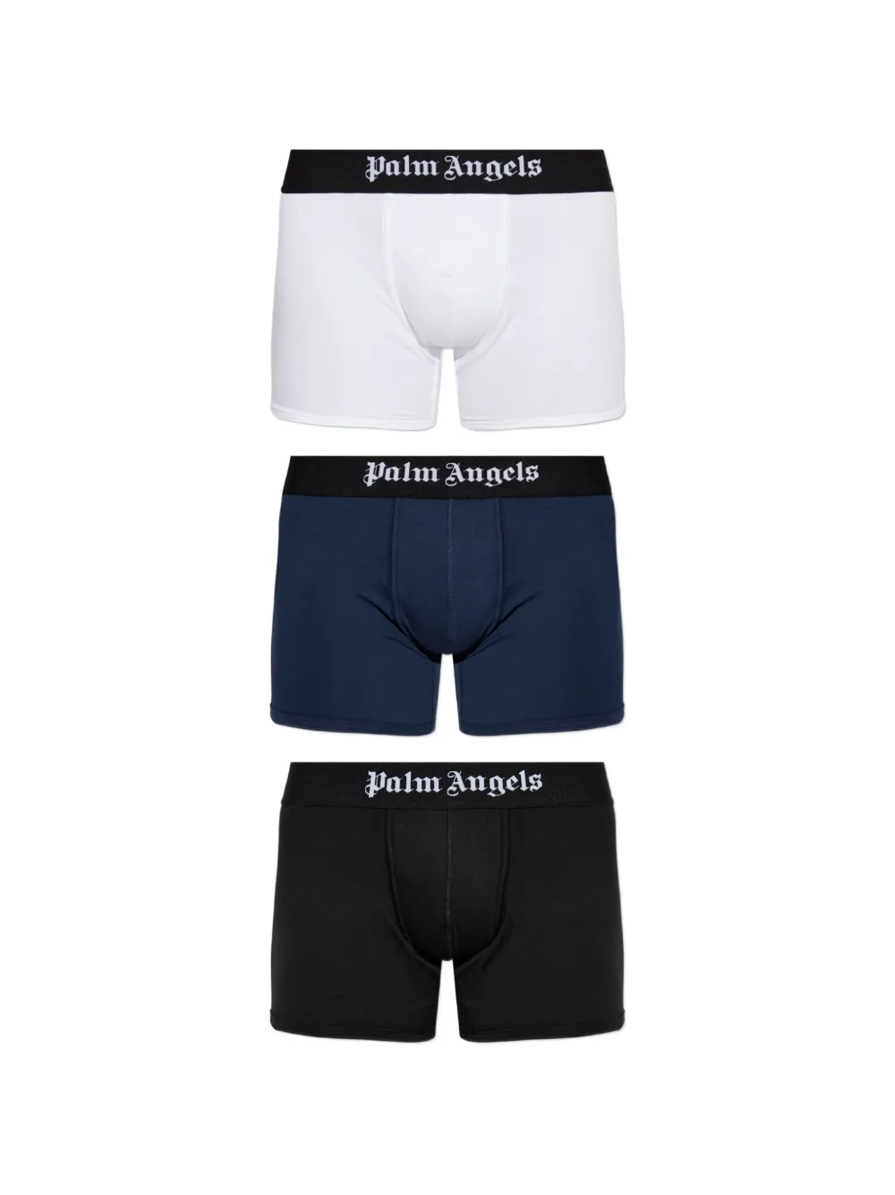 Palm Angels logo-waistband boxers (set of three) - Bianco