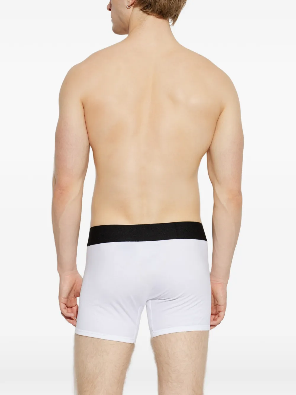 Palm Angels Drie boxershorts met logoband Wit