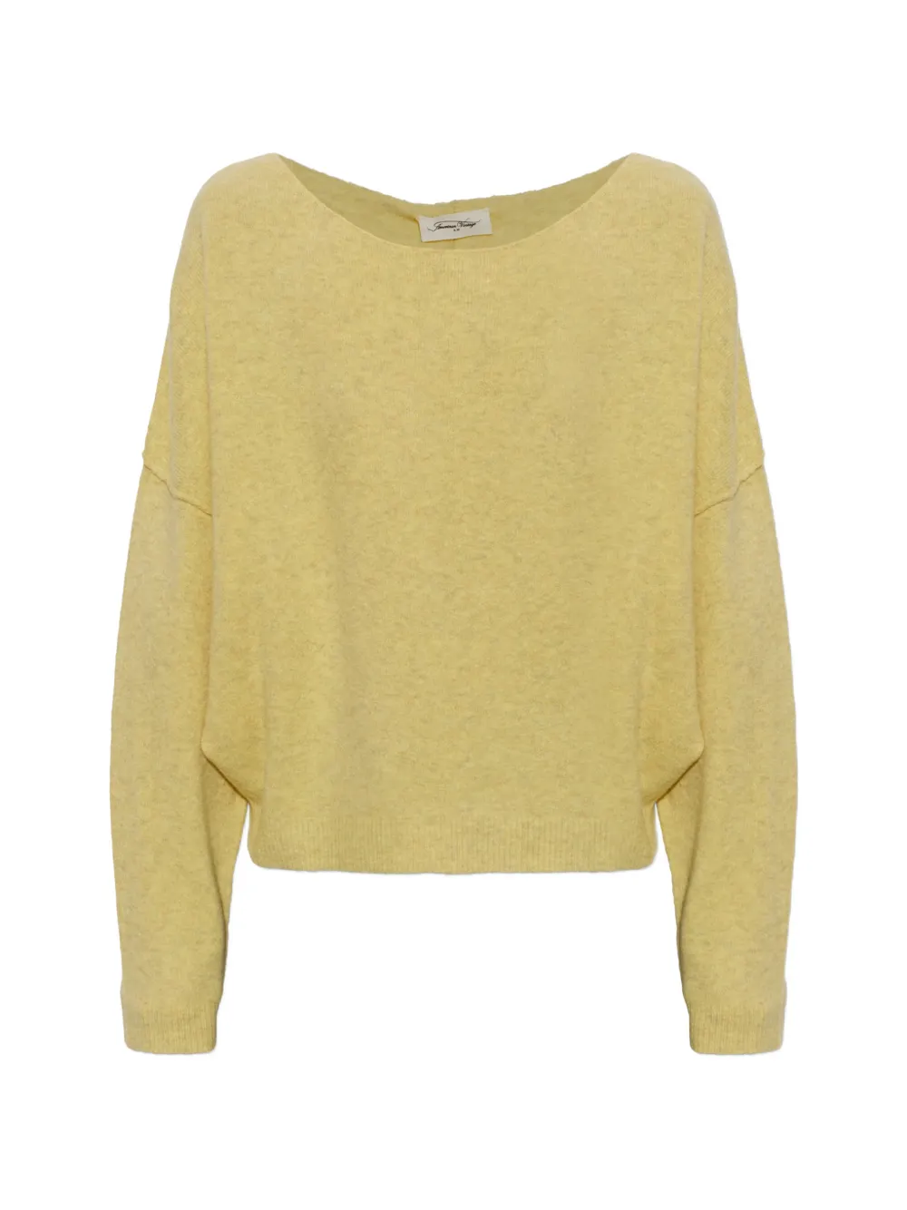 American Vintage Damsville Pullover mit U-Boot-Ausschnitt - Gelb