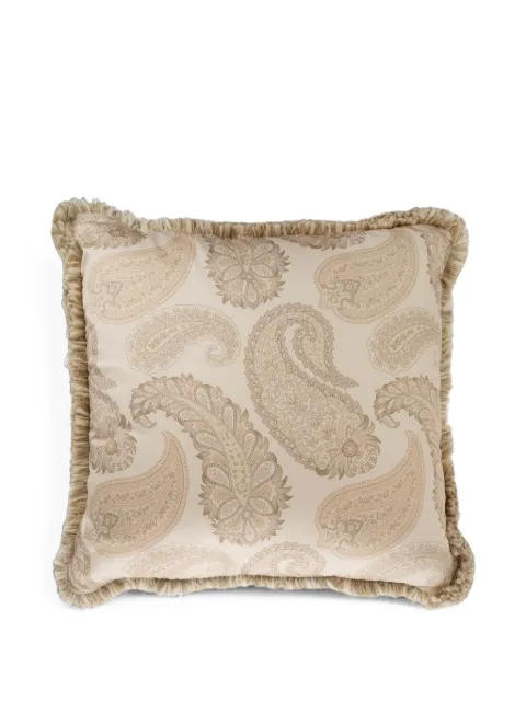 ETRO HOME Paisley fringe-trim pillow
