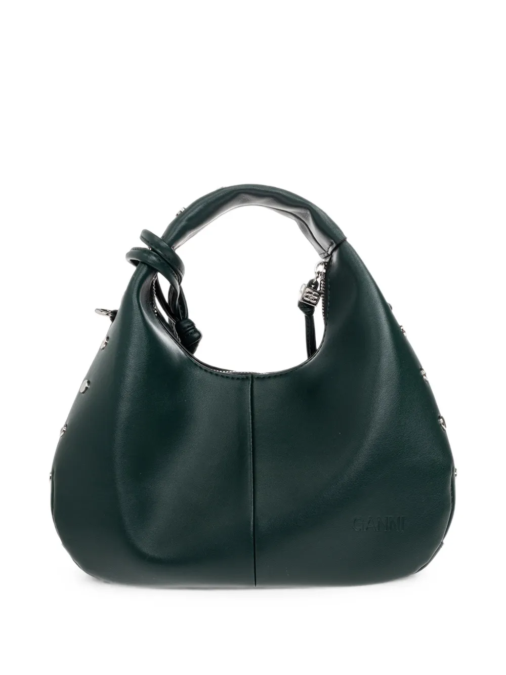 GANNI Shopper verfraaid met studs Groen