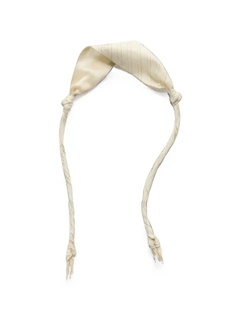 OUR LEGACY pinstripe-print twisted tie