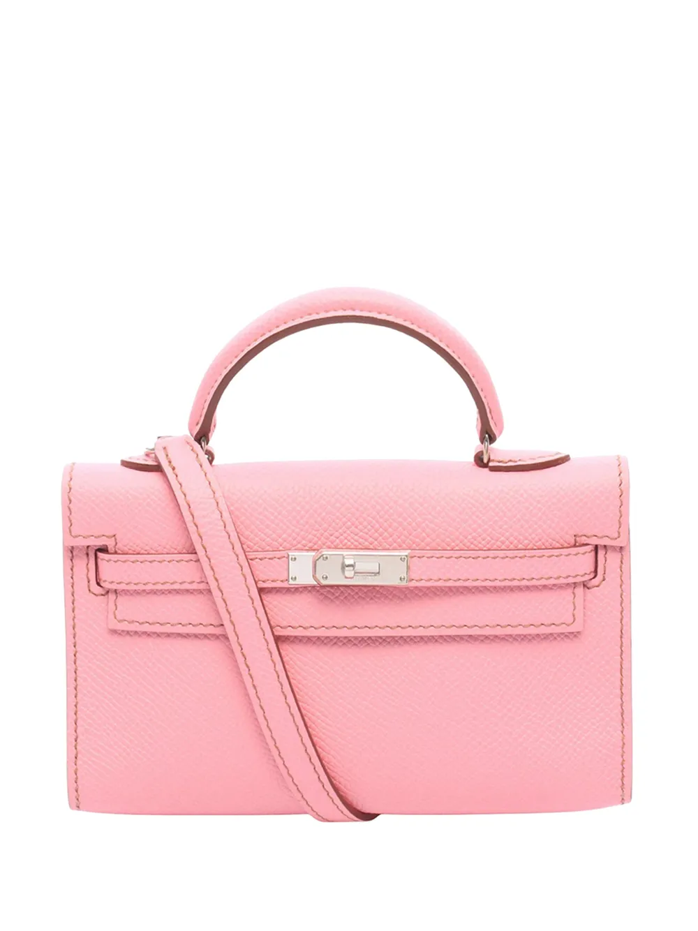 Hermès Pre-Owned 2011 Epsom Micro Kelly Sellier 15 satchel - Rosa