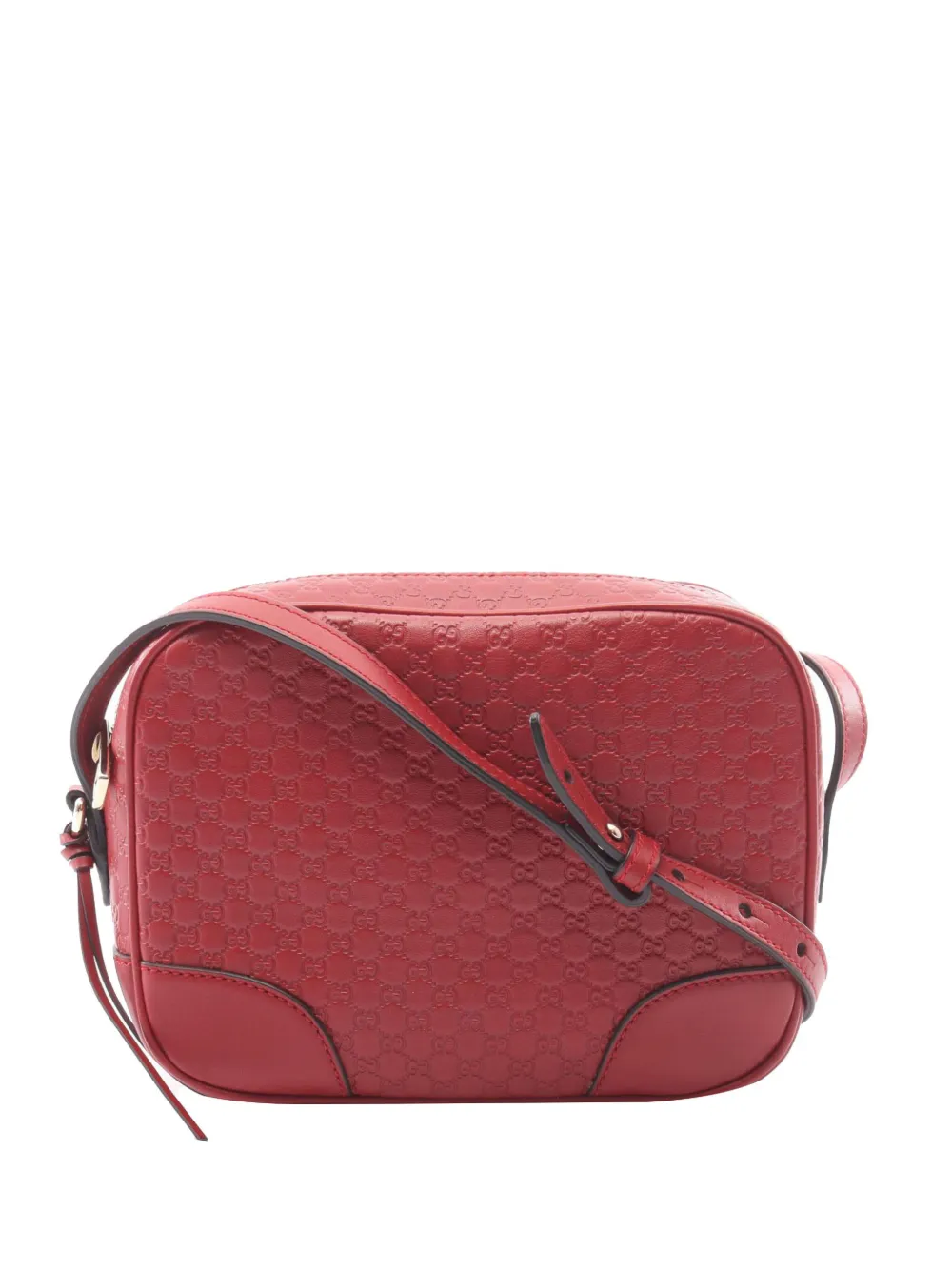 Gucci Pre-Owned 2000-2015 Microguccissima Bree crossbody bag - Rosso