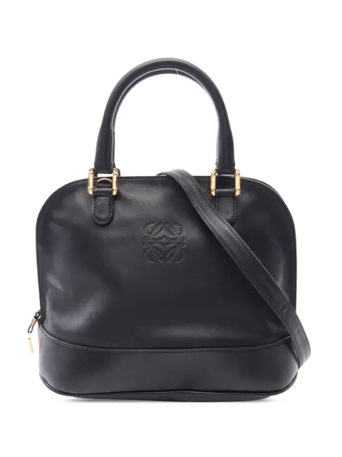Loewe Pre-Owned 2010-2026 Leather Anagram Dome satchel
