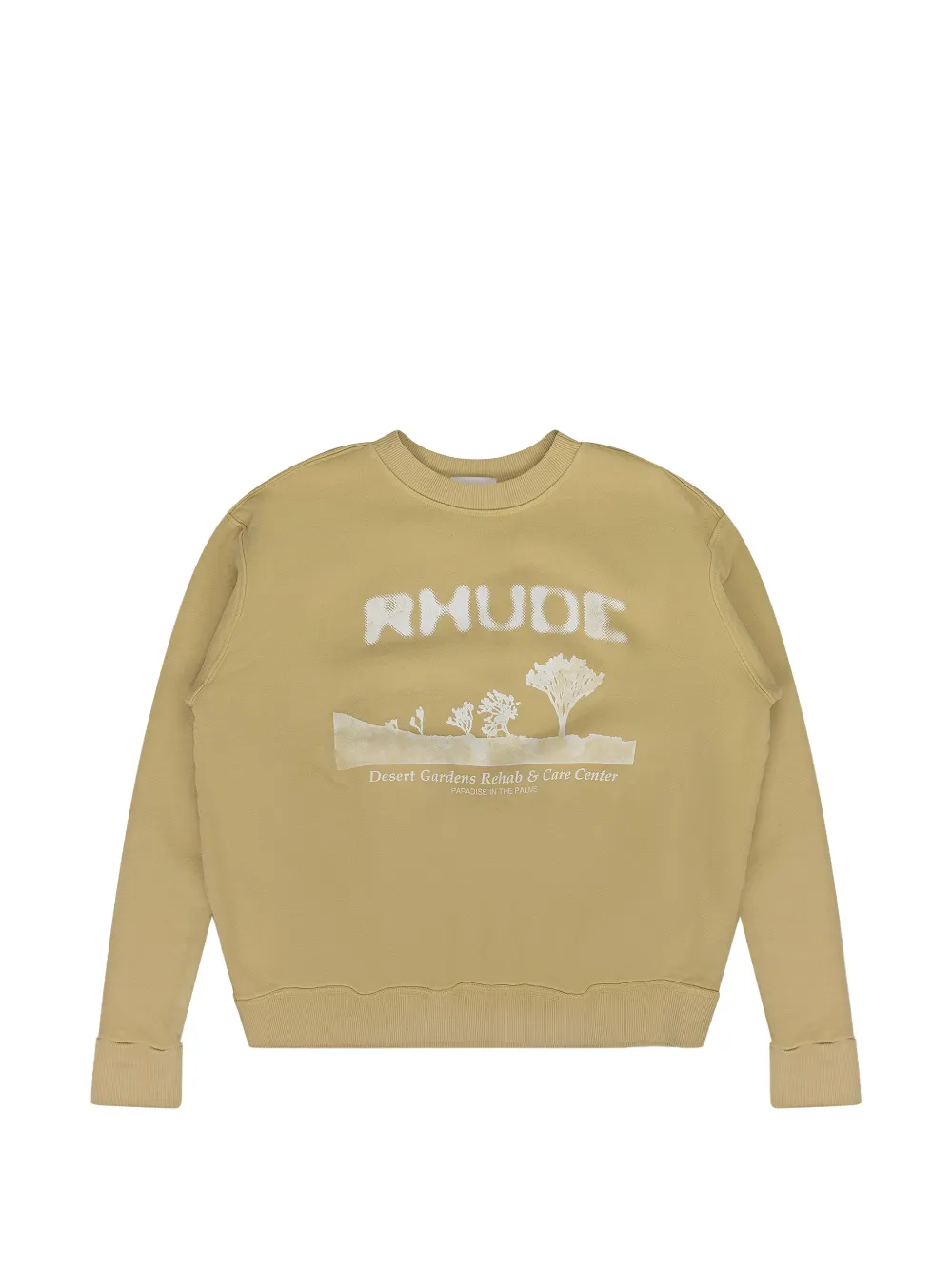 RHUDE logo-print sweater - Giallo