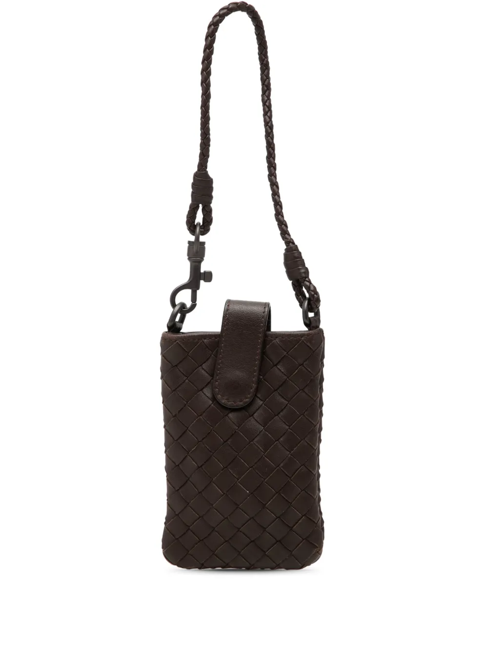Bottega Veneta Pre-Owned 2011 Nappa Intrecciato Holder phone case - Marrone