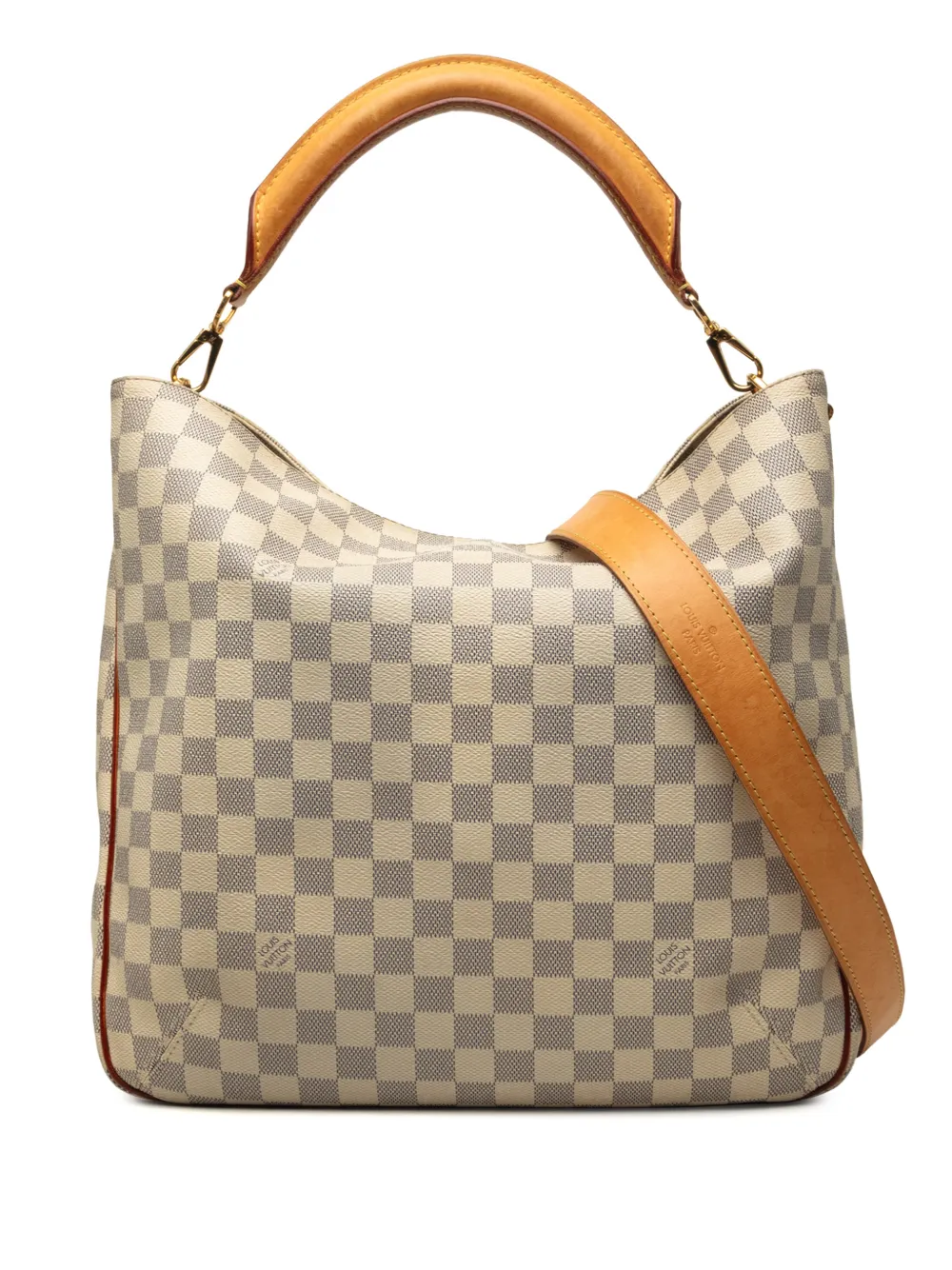 Louis Vuitton Pre-Owned 2013 Damier Azur Soffi satchel - White