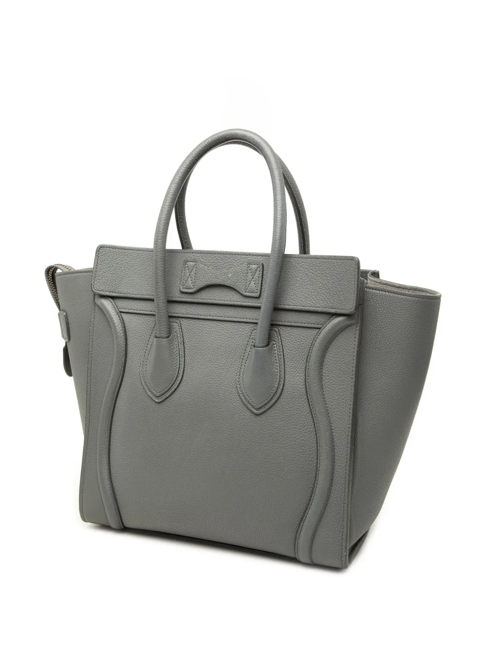 Celine Pre-Owned 2019 Luggage kalfsleren mini-shopper Grijs