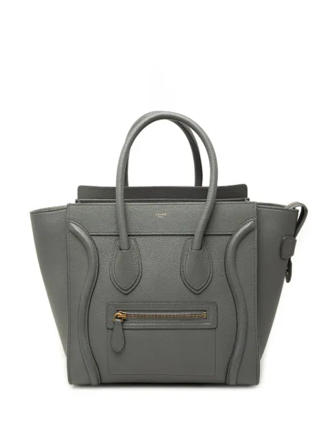 Celine Pre-Owned 2019 Micro Calfskin Luggage Tote handbag