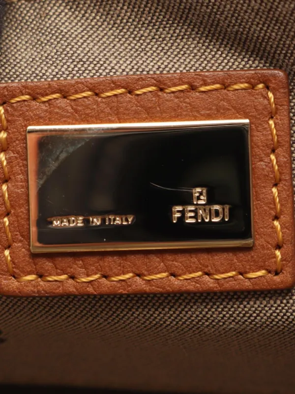 Fendi Pre-Owned 2000-2010 Zucchino Canvas Handbag | ブラウン