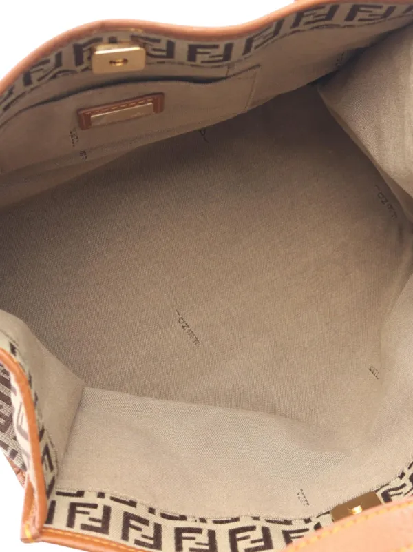 Fendi Pre-Owned 2000-2010 Zucchino Canvas Handbag | ブラウン
