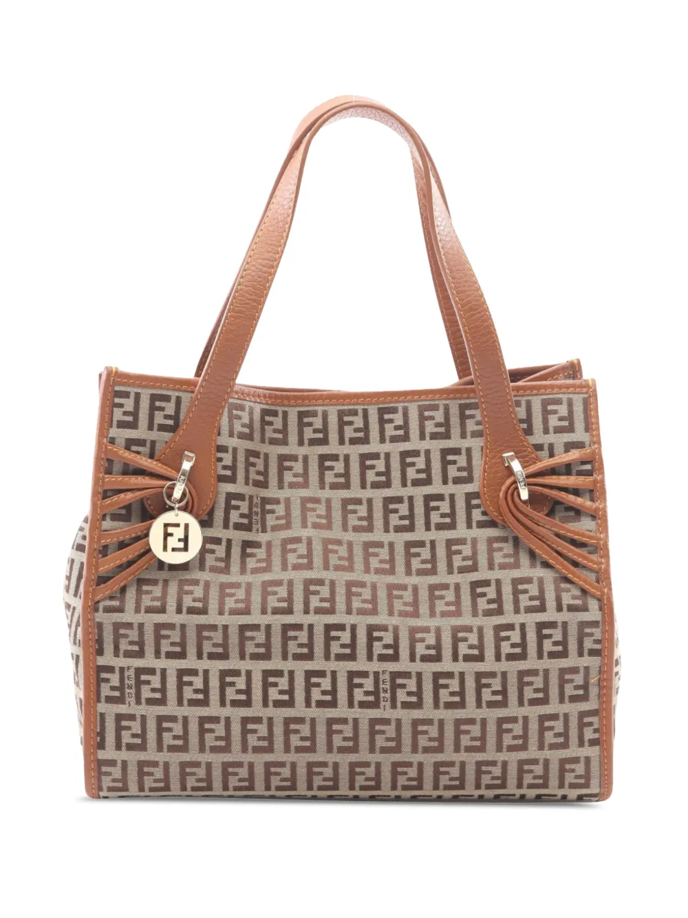 Fendi Pre-Owned 2000-2010 Zucchino Canvas handbag - Marrone