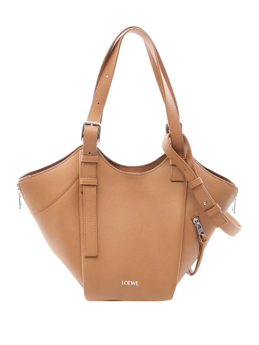 Loewe Pre-Owned Borsa a tracolla Hammock Flip in pelle 2010-2026 - Marrone