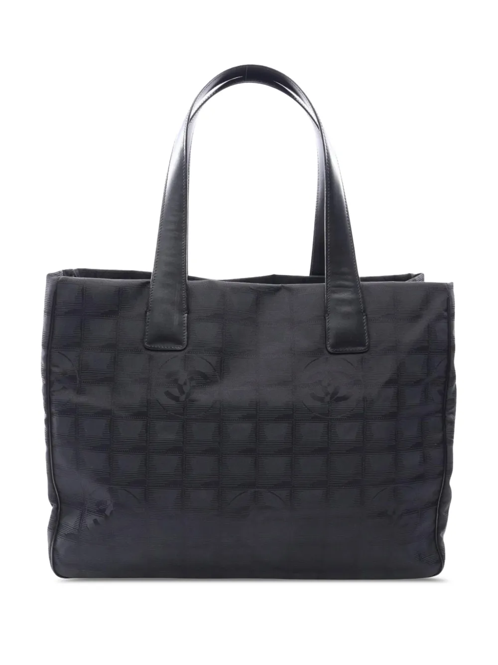 CHANEL Pre-Owned sac à main New Travel Line en nylon (2004-2005) - Noir