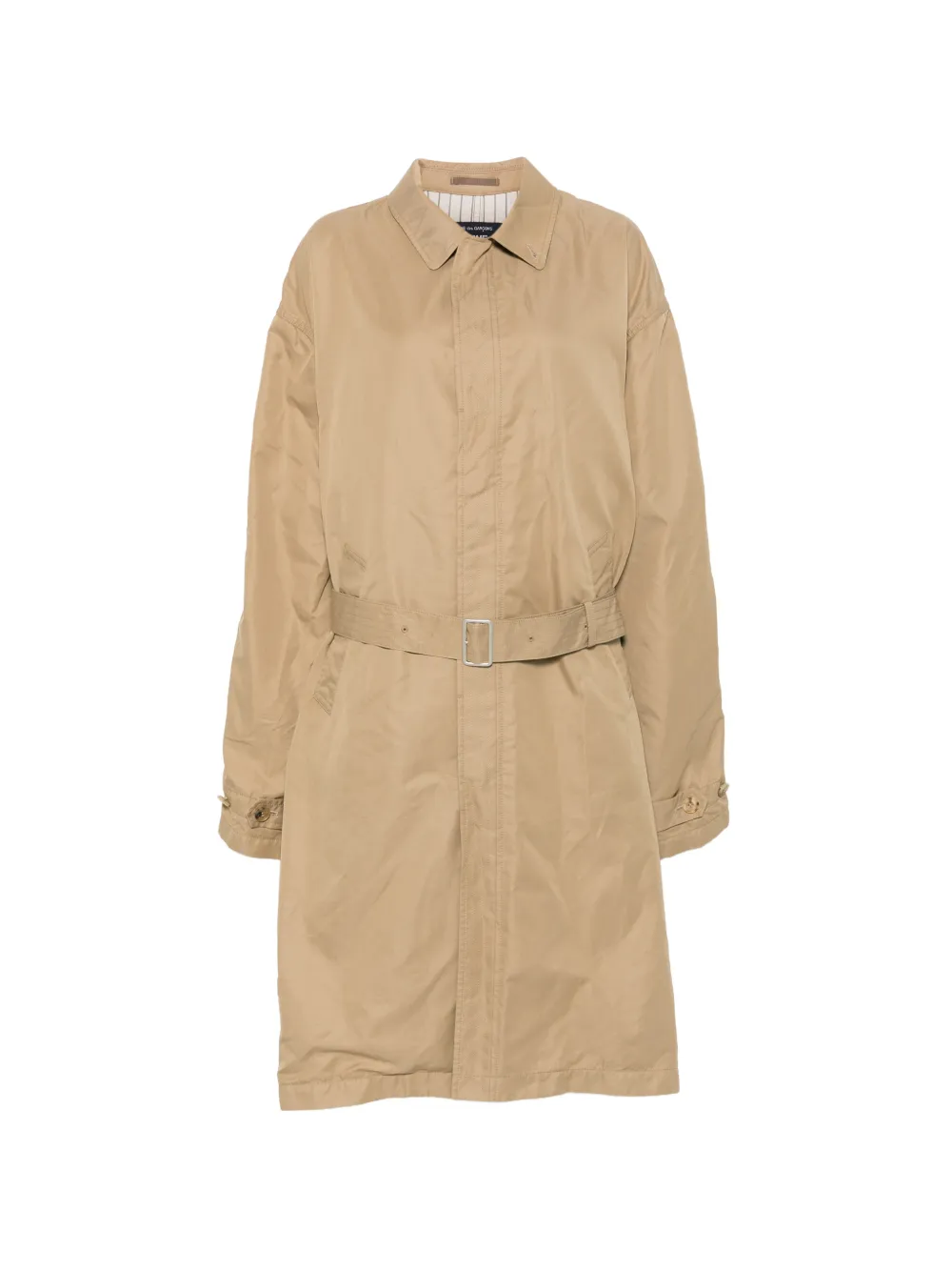 Comme des Garçons Homme belted button-cuff coat