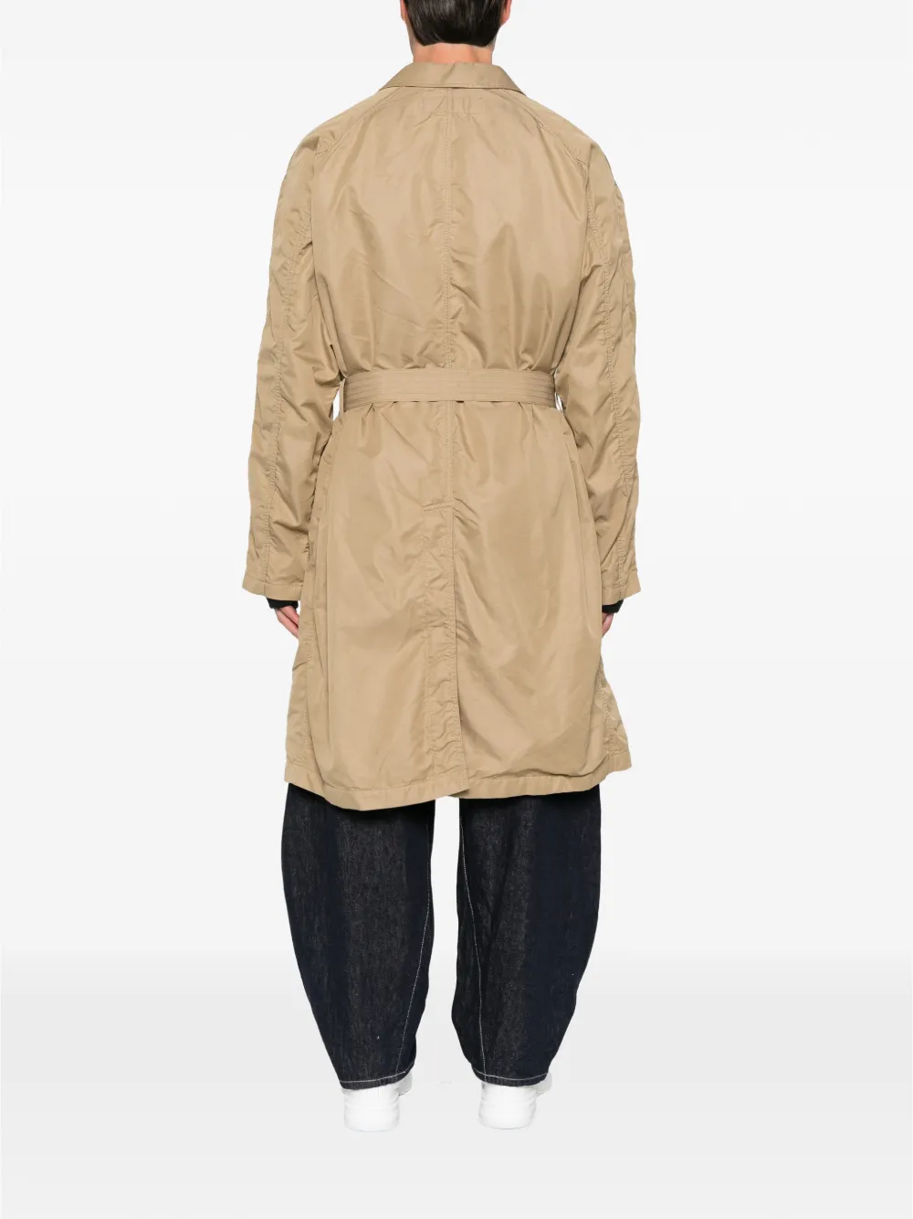 Comme des Garçons Homme Jas met knoopmanchetten en ceintuur Beige