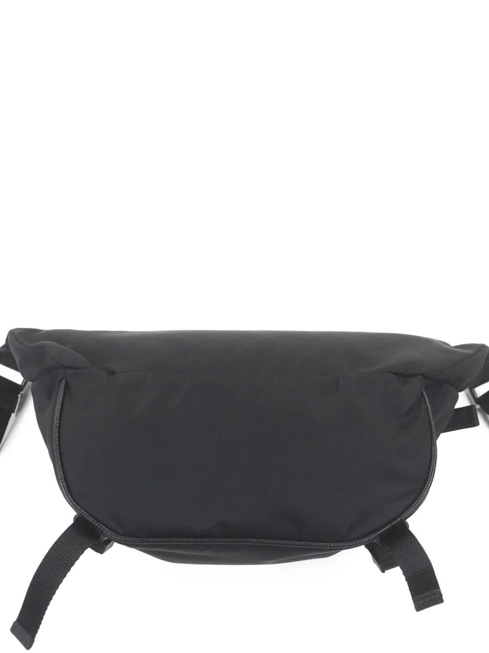 Prada Pre-Owned 2019-2026 Re Nylon heuptas met saffiano afwerking Zwart