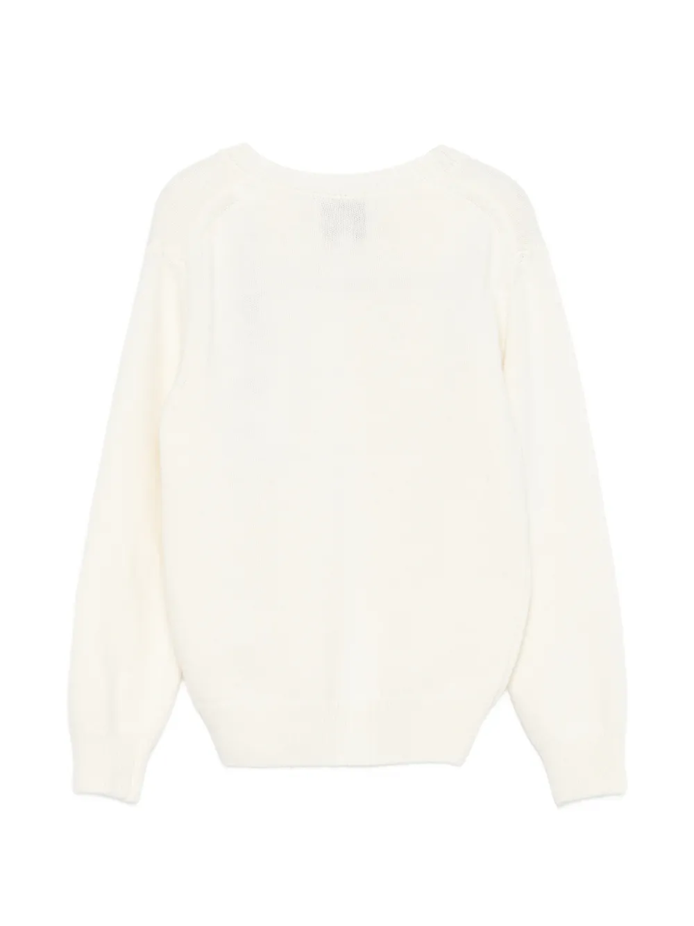 MC2 Saint Barth Kids Princess embroidered crew-neck sweater Beige
