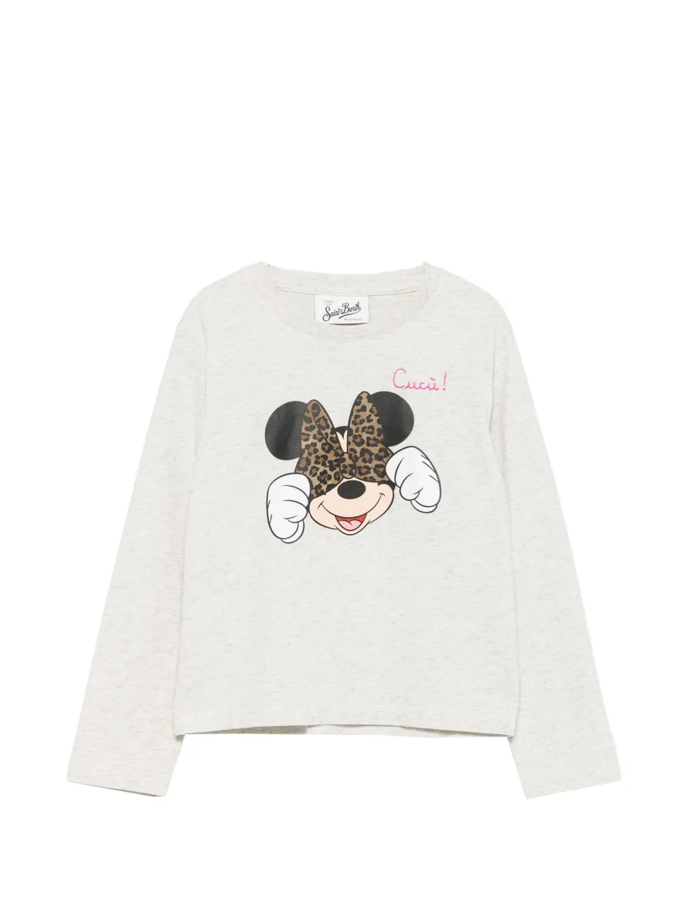 MC2 Saint Barth Kids T-shirt met grafische print Grijs