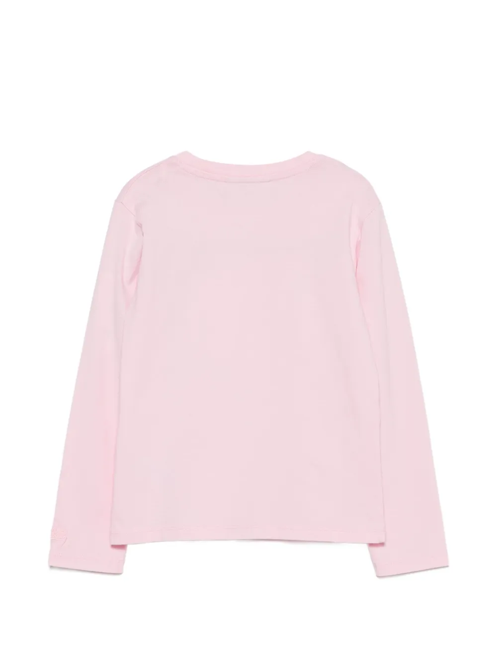 MC2 Saint Barth Kids T-shirt met print en lange mouwen Roze