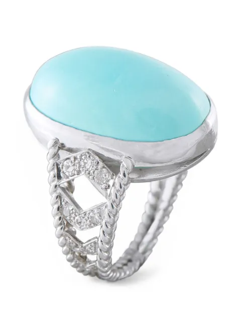 LB Exclusive turquoise and diamond ring