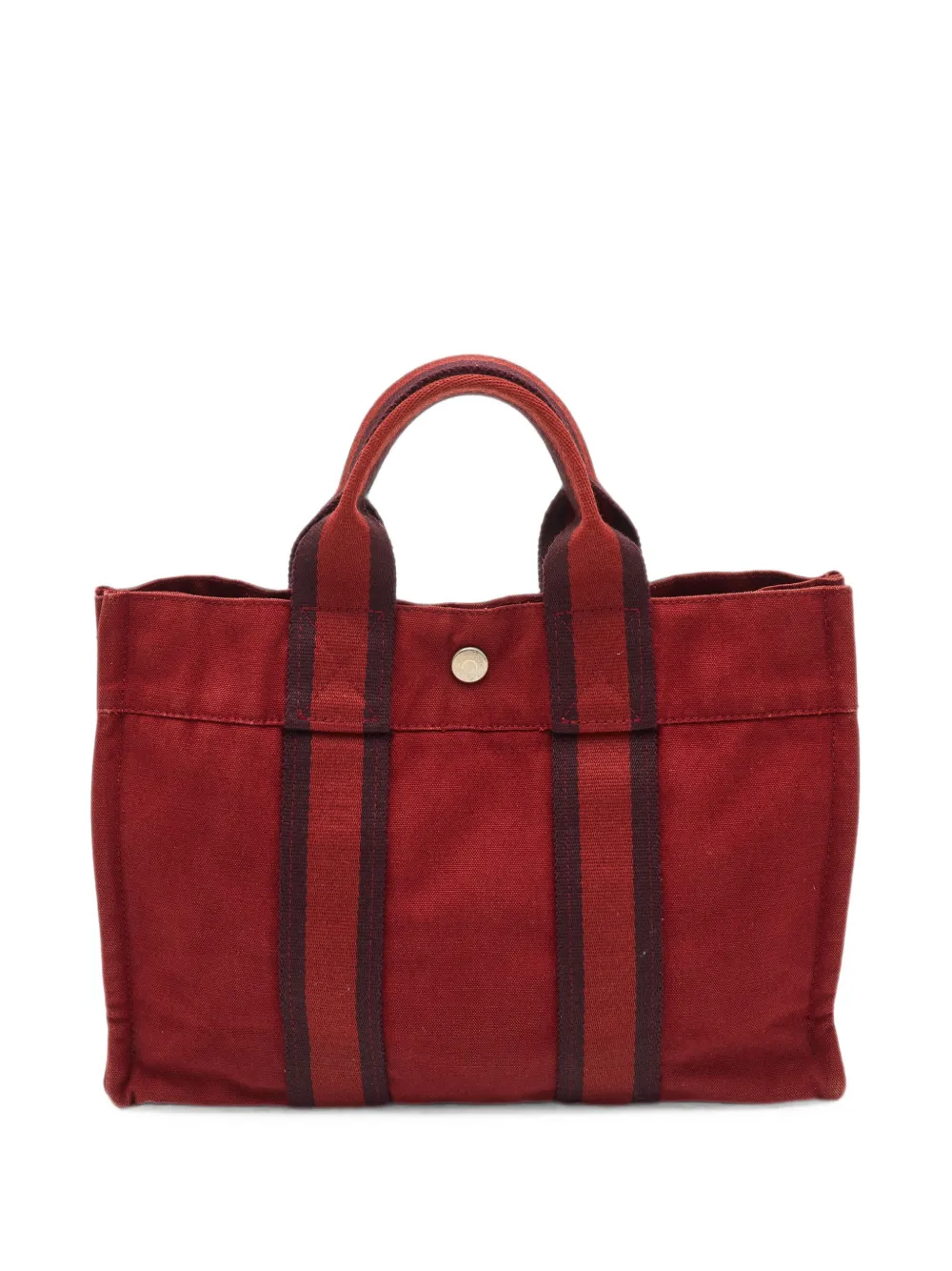 Hermès Pre-Owned Fourre Tout PM canvas tote bag - Rosso