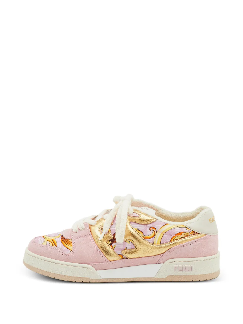 Fendi Pre-Owned x Versace Fendace Match sneakers - Rosa