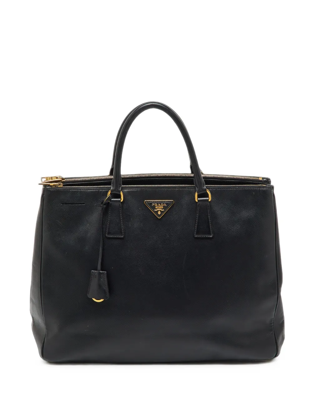 Prada Pre-Owned large Galleria Saffiano Lux Saffiano leather tote bag - Nero