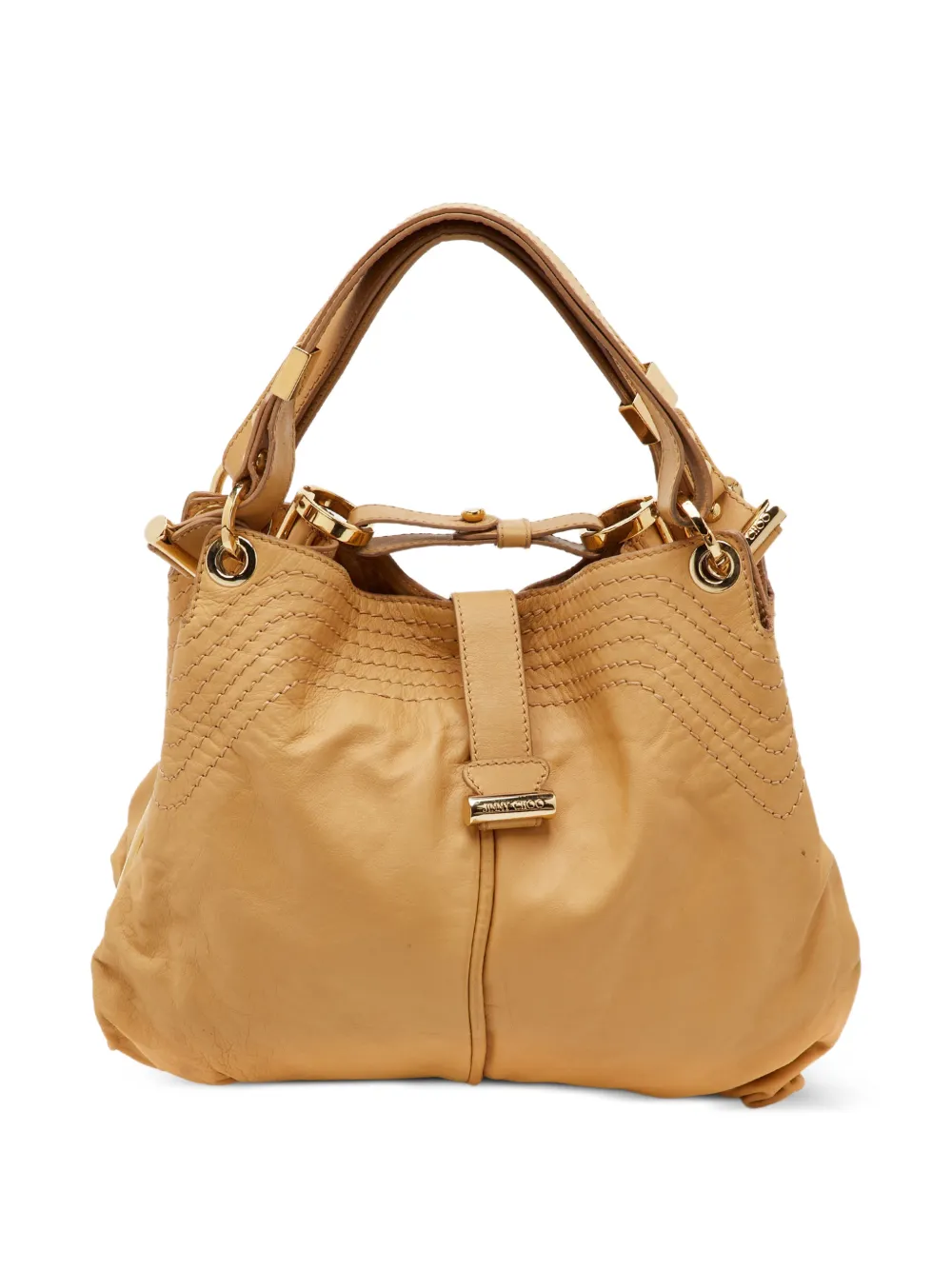 Jimmy Choo Pre-Owned cabas Tulita en cuir - Tons neutres