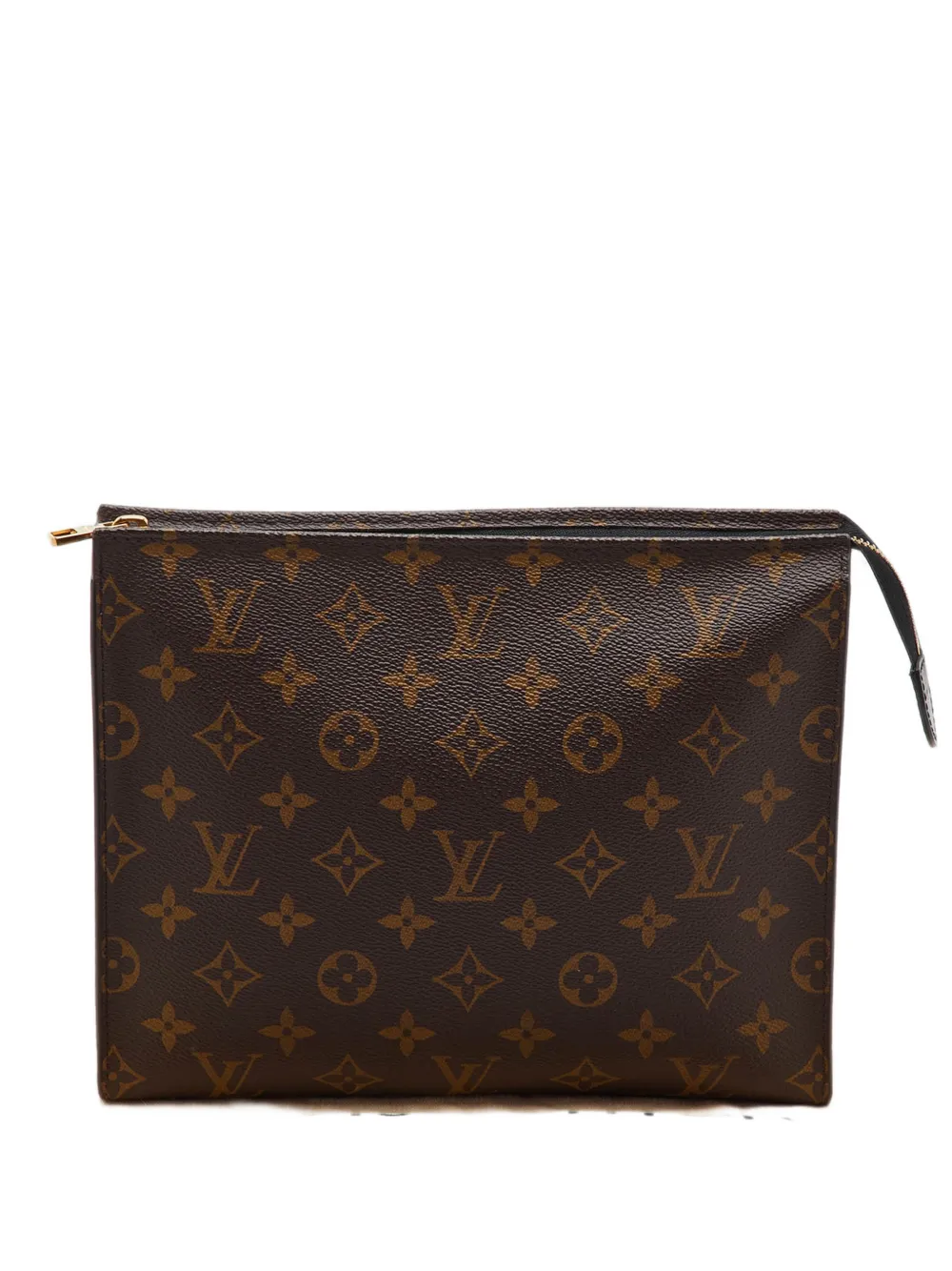 Louis Vuitton Pre-Owned Mittelgroße Poche Toilette Clutch mit Monogramm - Braun