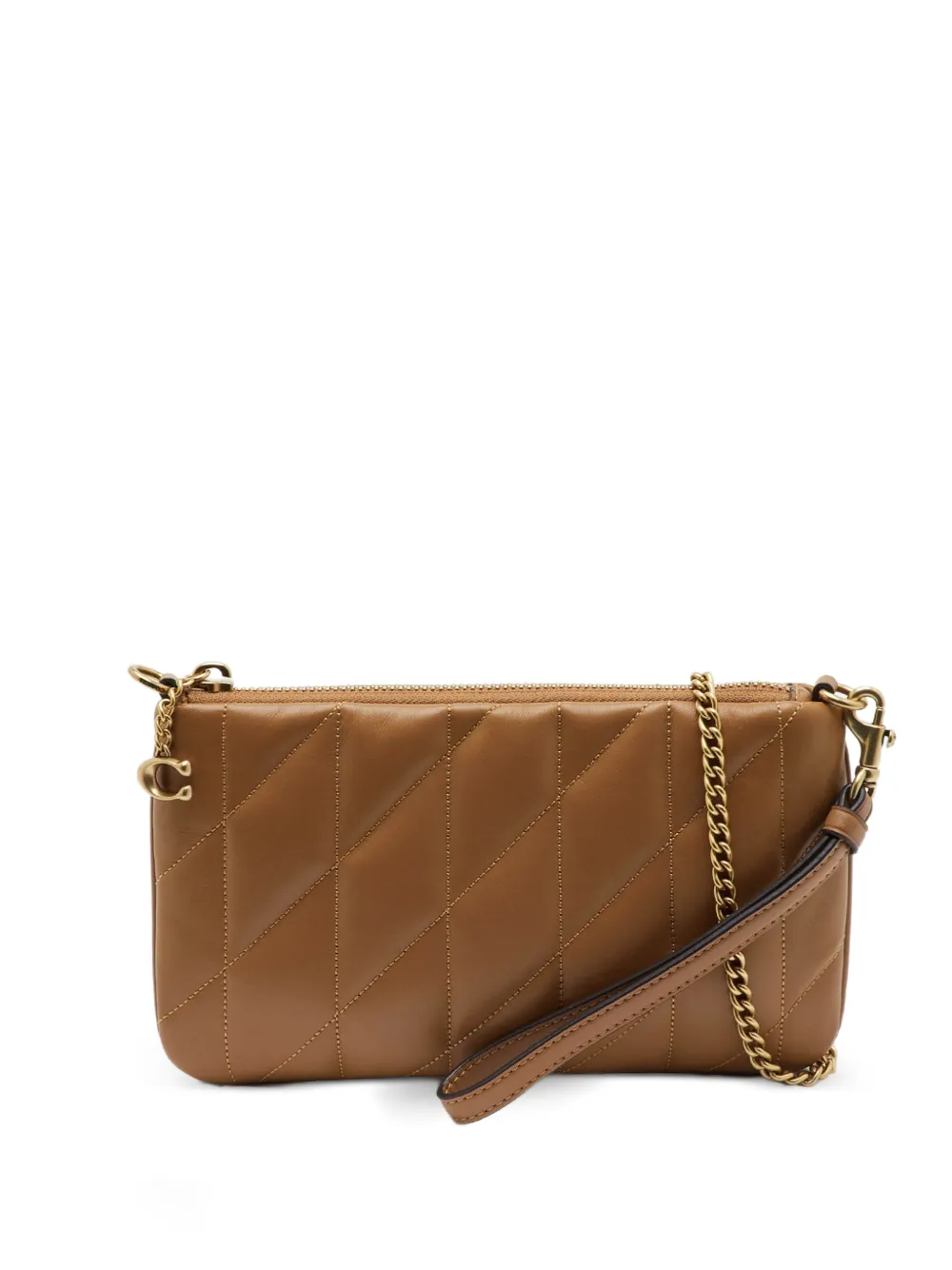 Coach Pillow Quilting clutch bag - Marrone