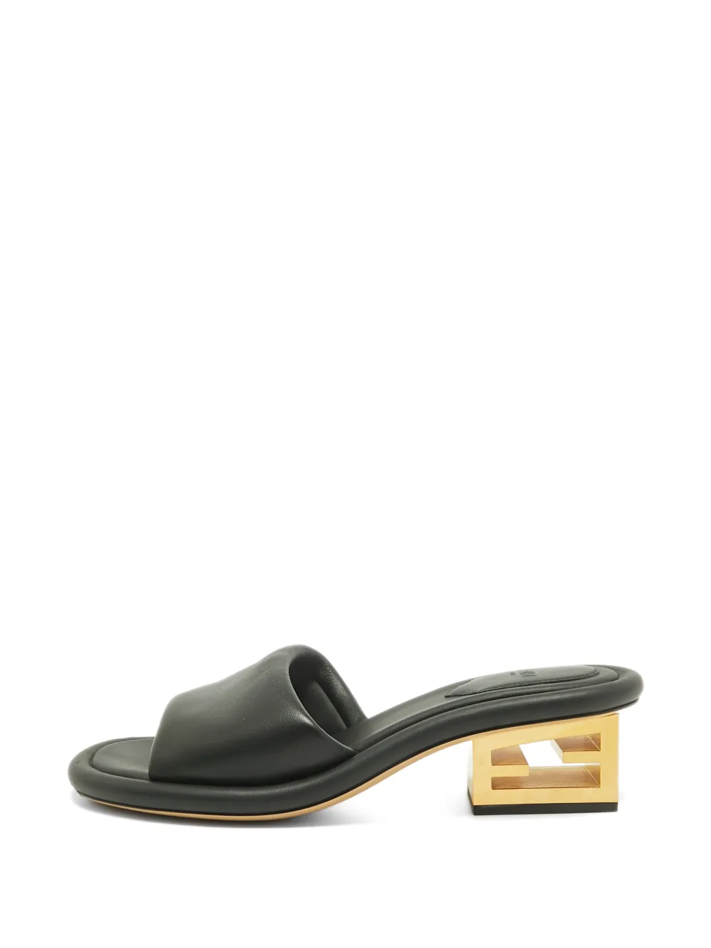 Fendi Pre-Owned logo-heel sandals - Nero