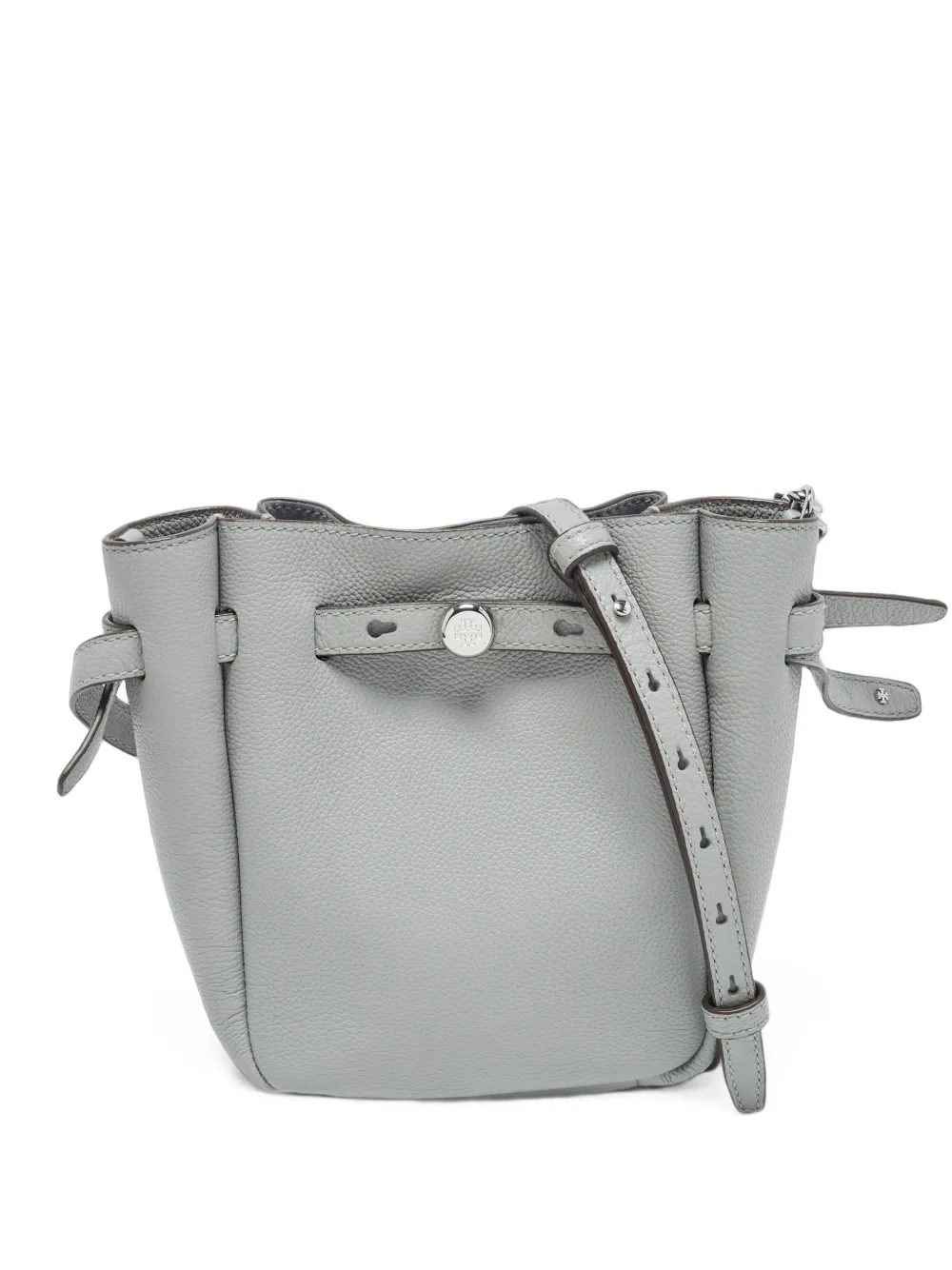 Tory Burch mini Romy leather bucket bag - Blu