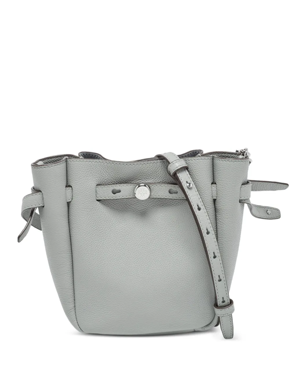 Tory Burch mini sac seau en cuir Romy - Bleu Tory Burch mini sac seau en cuir Romy - Bleu