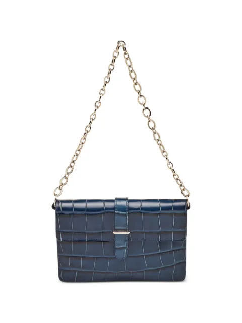 Furla 그레타 크로커다일 엠보스드 체인 클러치