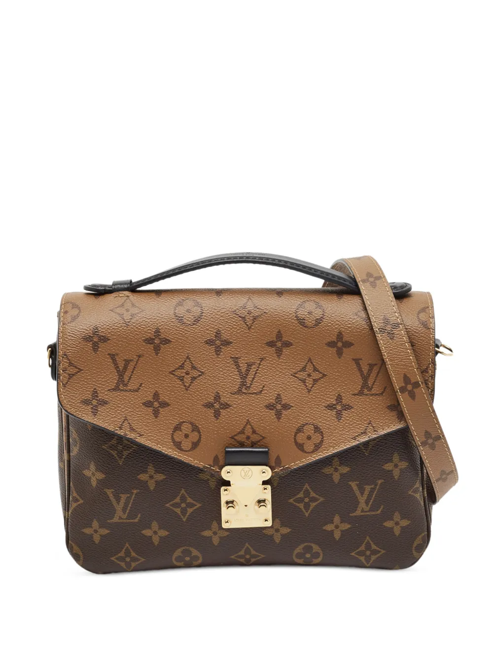 Louis Vuitton Pre-Owned 2017 Pochette Métis Reverse Umhängetasche mit Monogramm - Braun