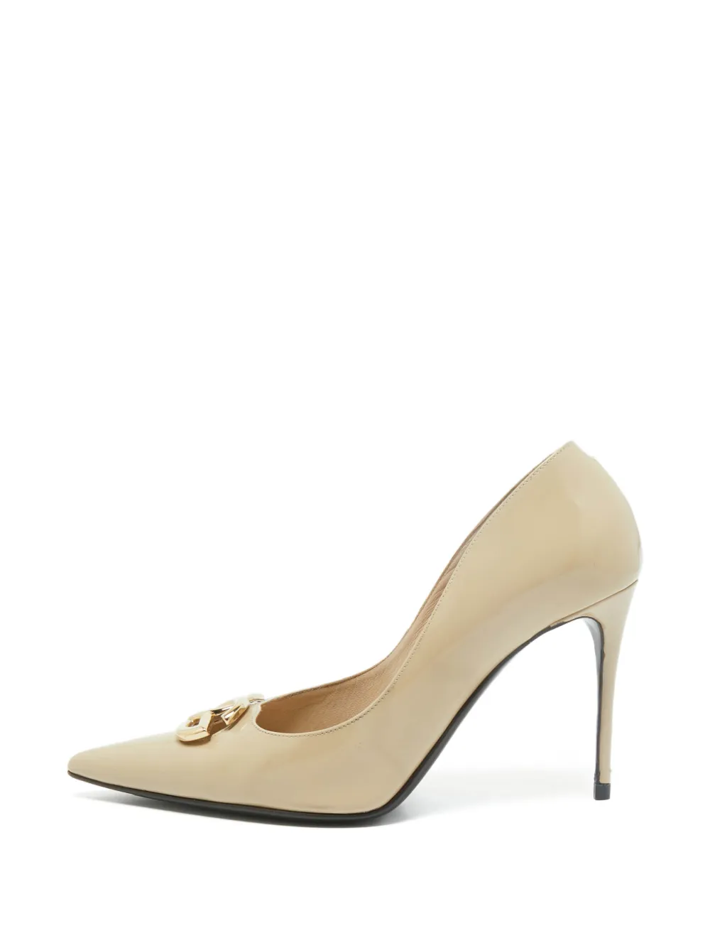 Dolce & Gabbana Pre-Owned Spitze Pumps mit DG-Logo - Nude